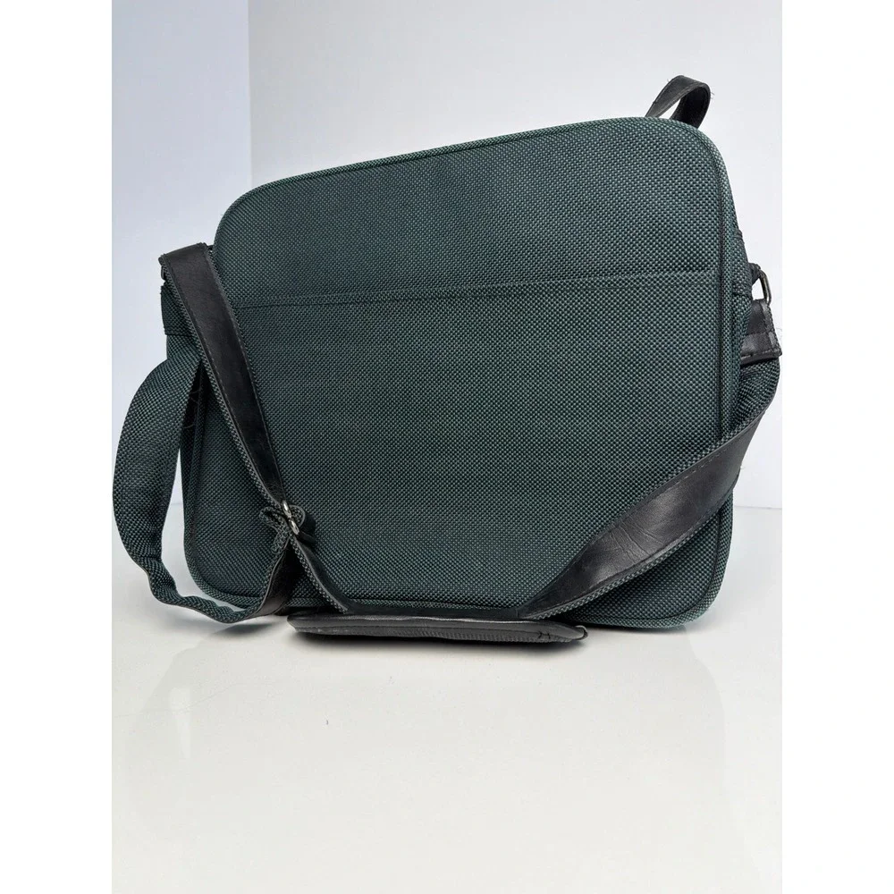 Vintage Samsonite Messenger Bag Teal Green Ballistic Nylon Travel Crossbody Bag
